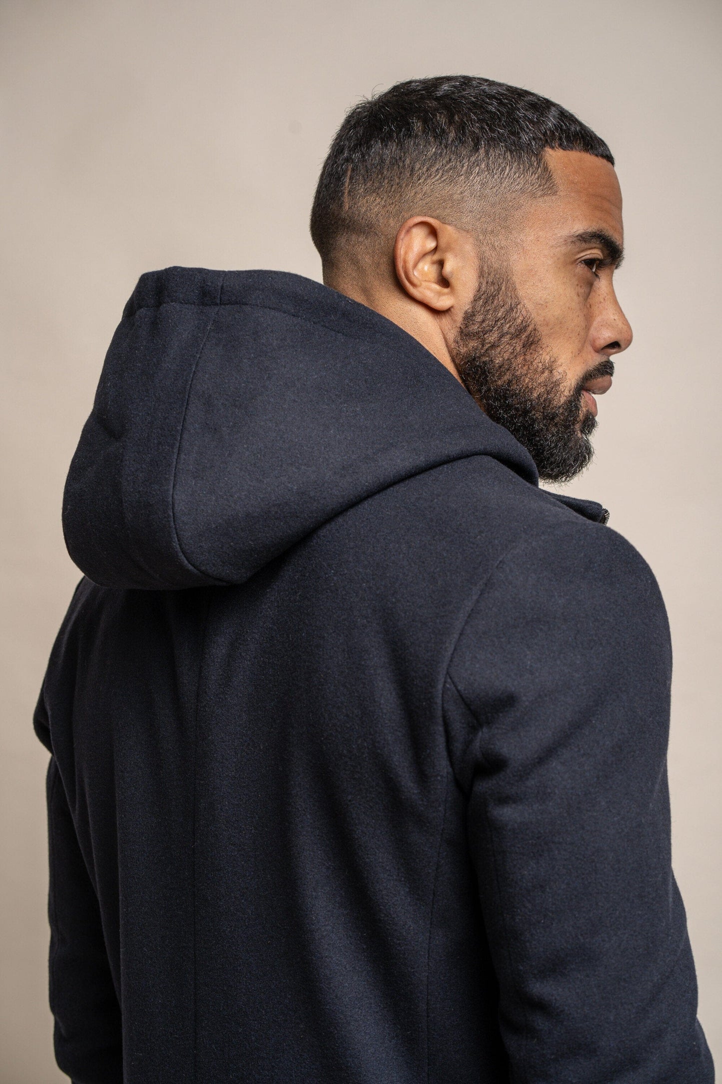 Michigan Navy Parka Coat - Coats - - THREADPEPPER