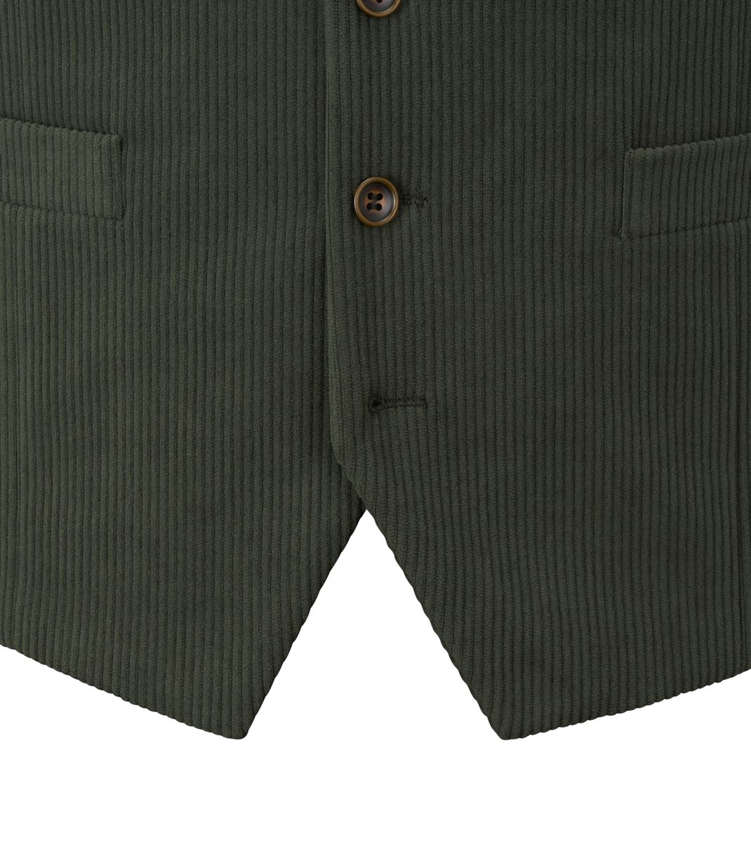 Dorsey Moss Green Corduroy Waistcoat