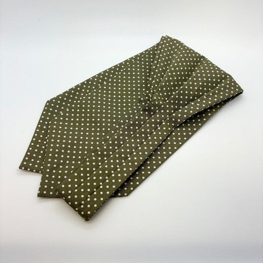Moss Spot Cotton Cravat - Cravats - Cravat Only