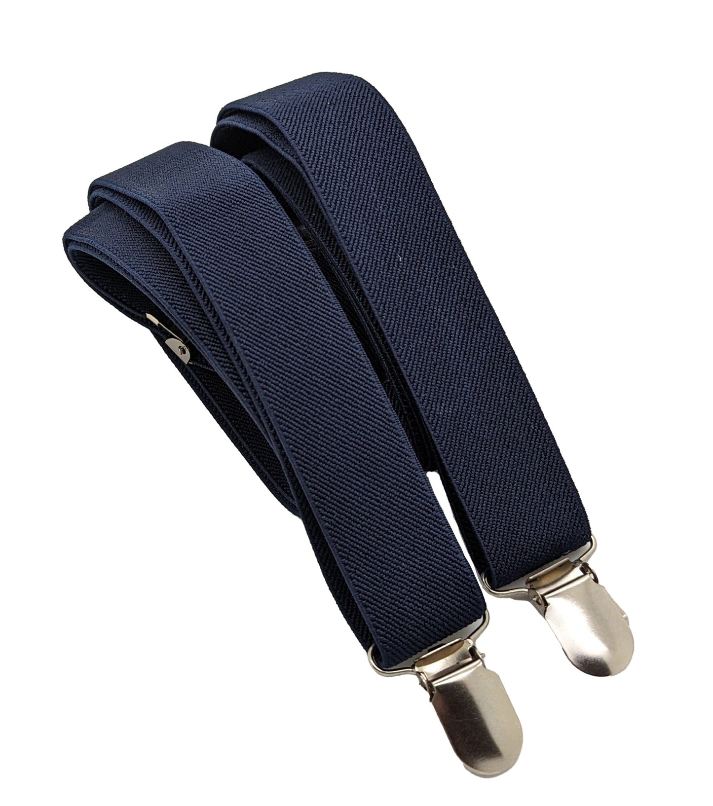 Navy Clip Braces - Braces - - THREADPEPPER