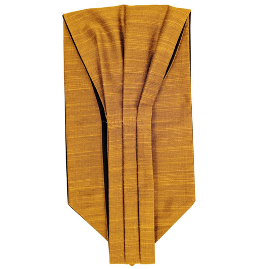 Persian Yellow Dupion Cravat - Cravats -