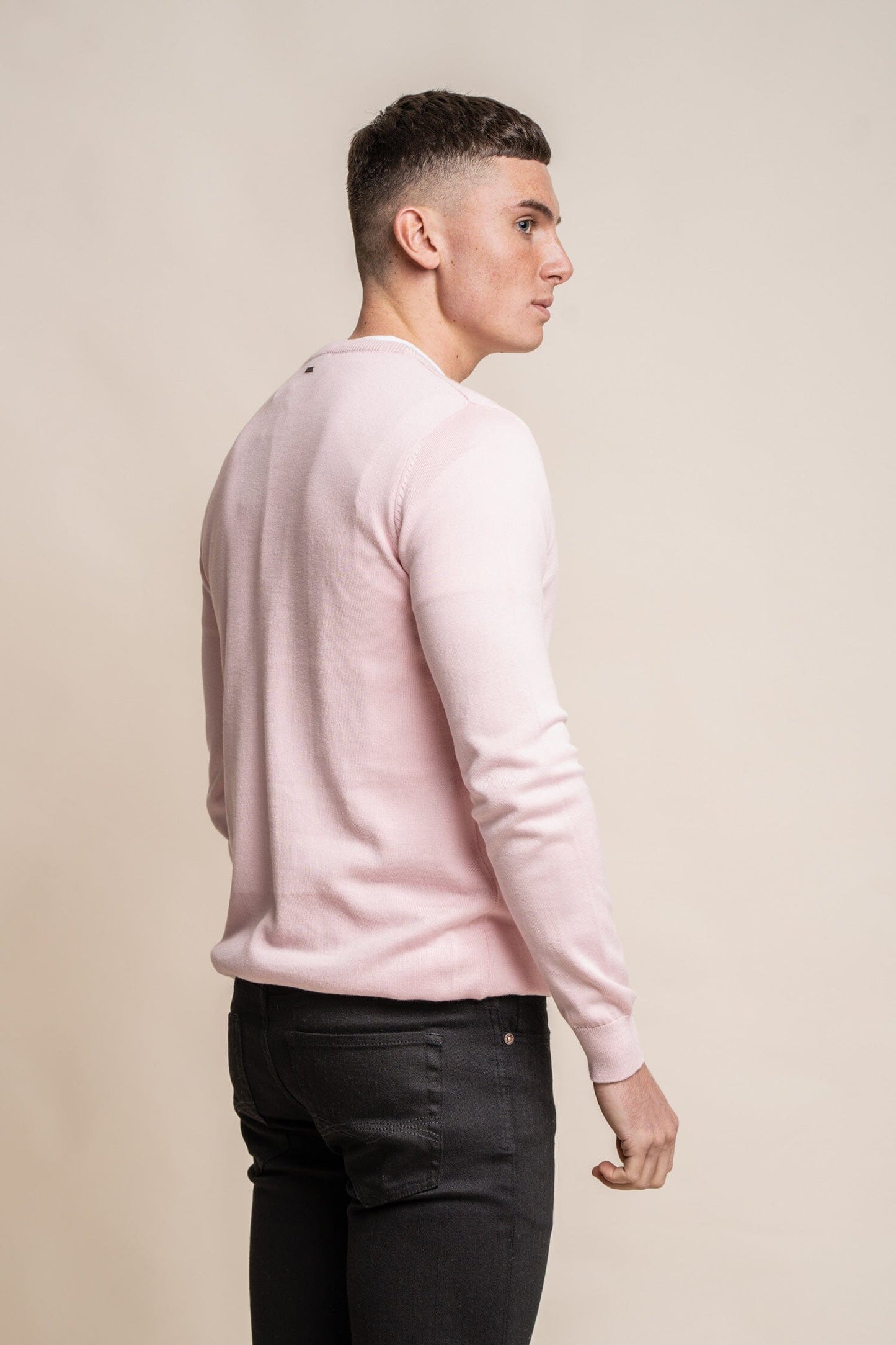 Pink Crewneck Jumper - Jumpers - - THREADPEPPER