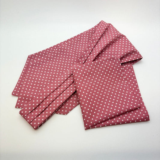Pink Spot Cotton Cravat - Cravats - Cravat & Pocket Square - Save £1.00