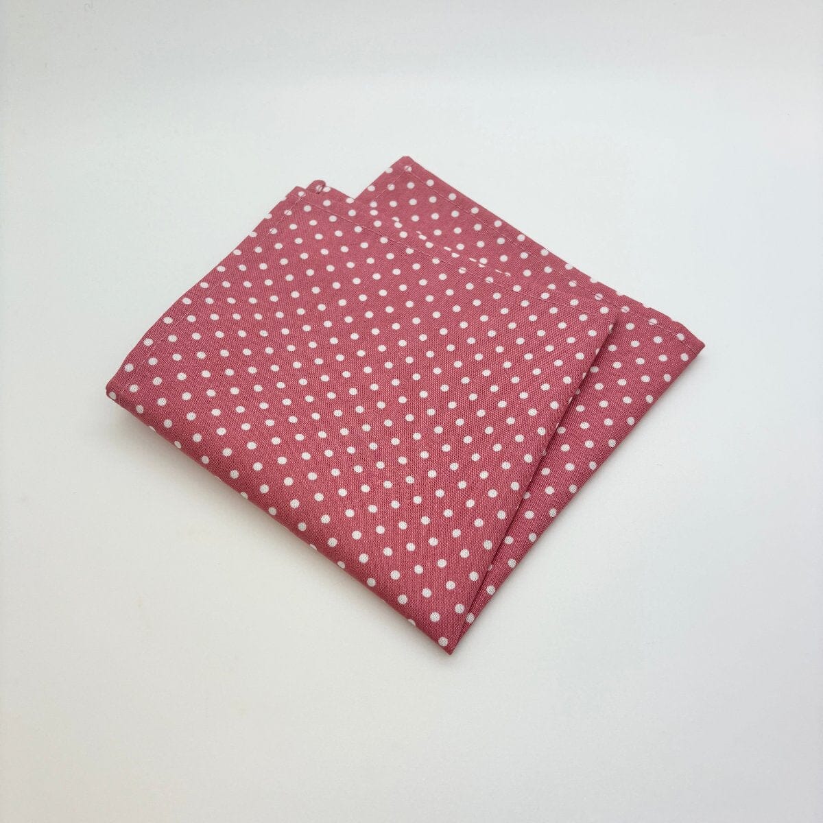 Pink Spot Cotton Pocket Square - Handkerchiefs -
