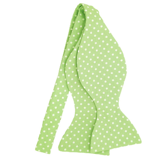 Pistachio Spot Bow Tie - Bow Ties - Self-Tie Bow Tie Only