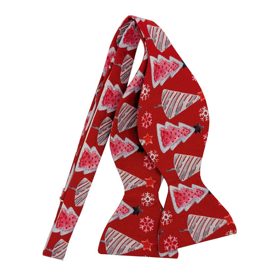Red Christmas Trees Bow Tie - Bow Ties -