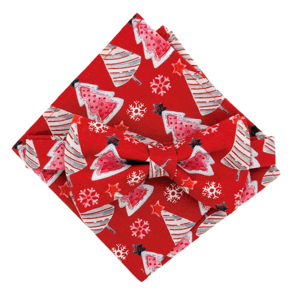 Red Christmas Trees Bow Tie - Bow Ties -