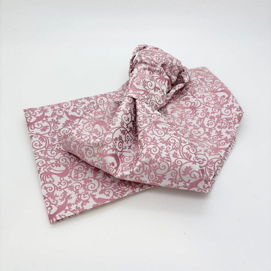 Rose Peacock Wedding Cravat Set - Cravats -