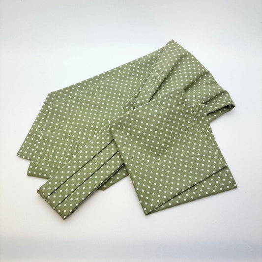 Sage Spot Cotton Cravat - Cravats - Cravat & Pocket Square - Save £1.00