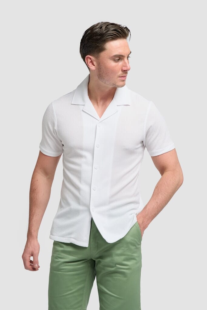 Silva Short-Sleeve Shirt - Shirts - White S