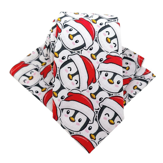 Smiley Penguins Tie - Ties -