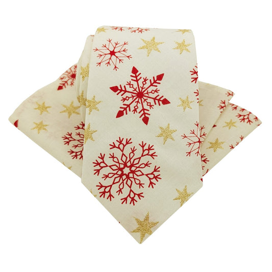 Snowflakes Tie - Ties -
