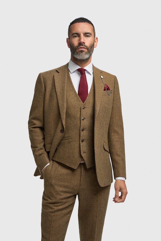 Thomas Brown Suit Swatch - Swatch -