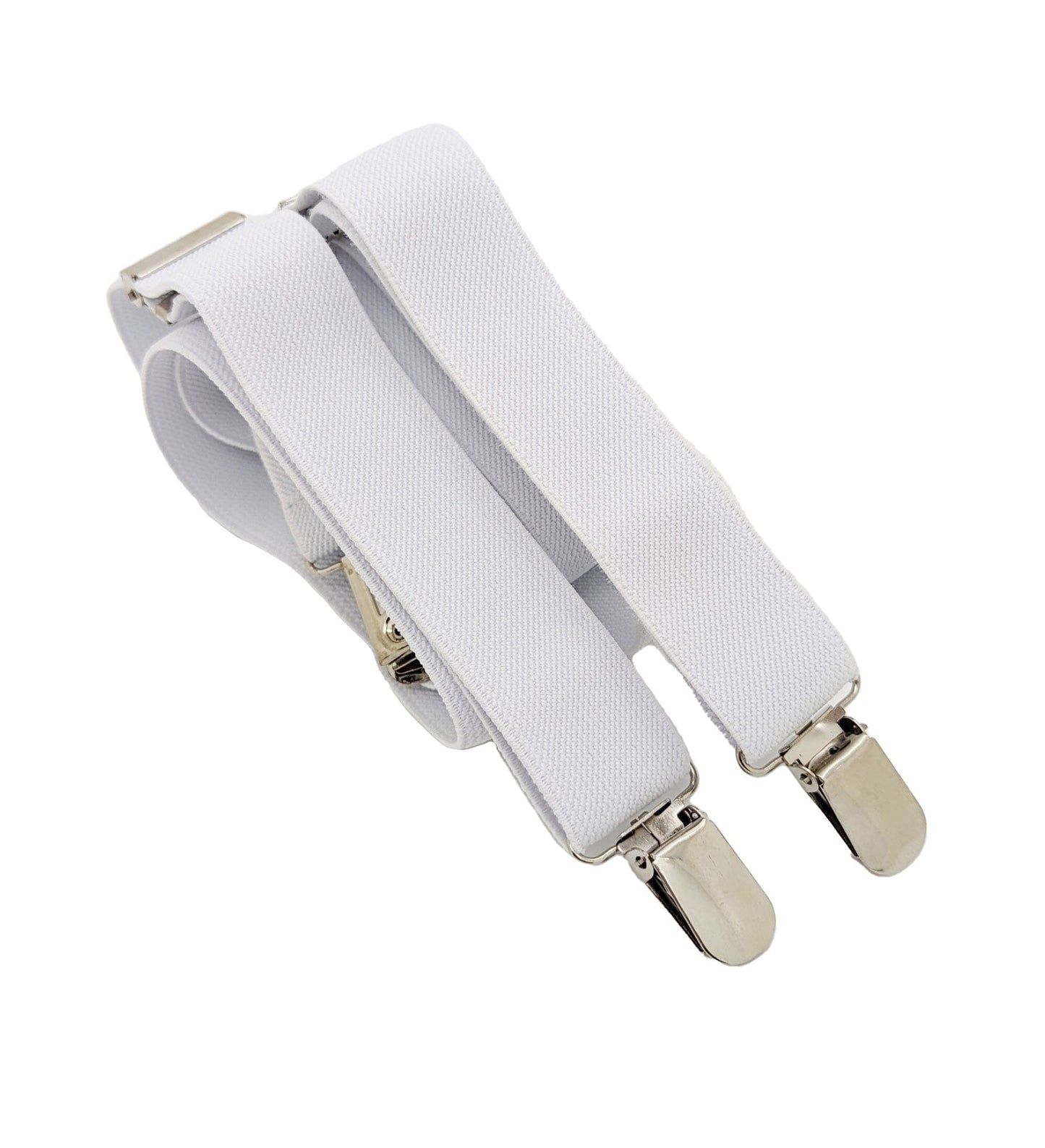 White Clip Braces - Braces - - THREADPEPPER