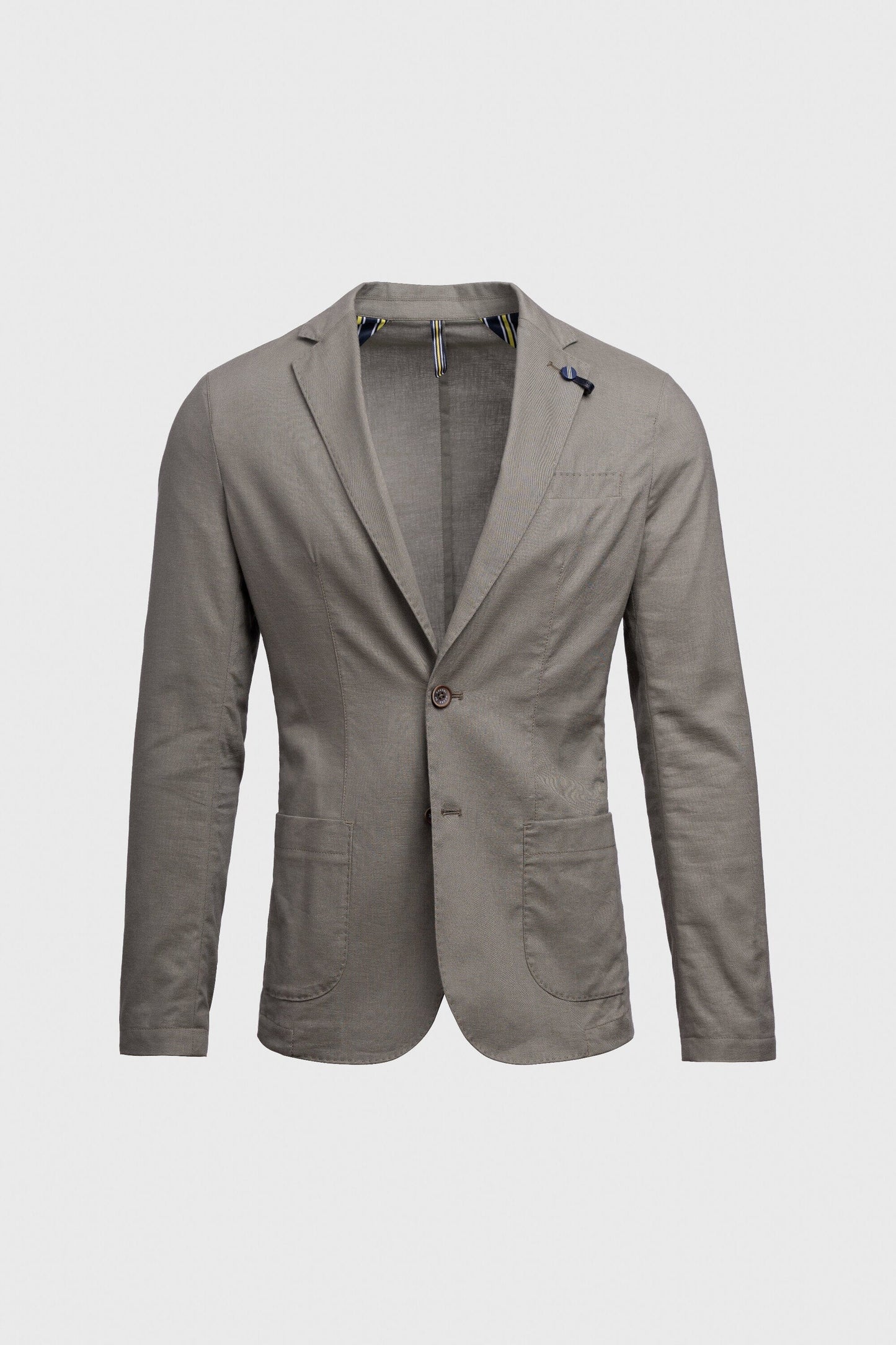 Alvari Quarter Lined Sage Linen Blazer - Blazers & Jackets - - THREADPEPPER