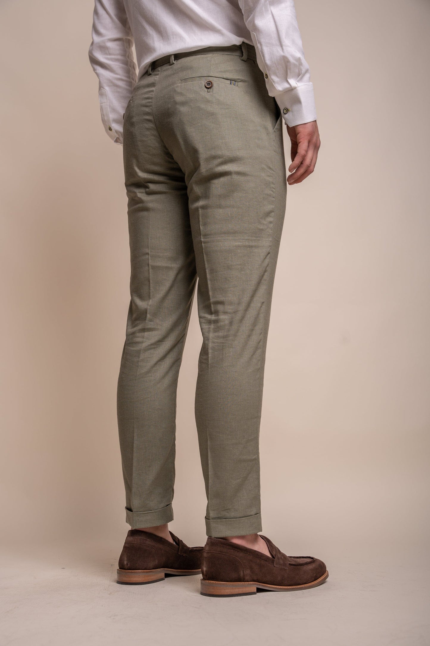 Alvari Sage Linen Trousers - Trousers - - THREADPEPPER