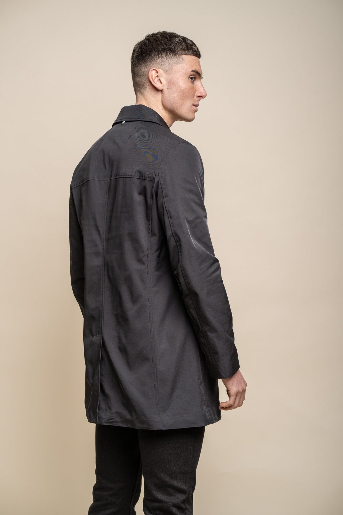 Barracuda Black Coat - Coats - - THREADPEPPER