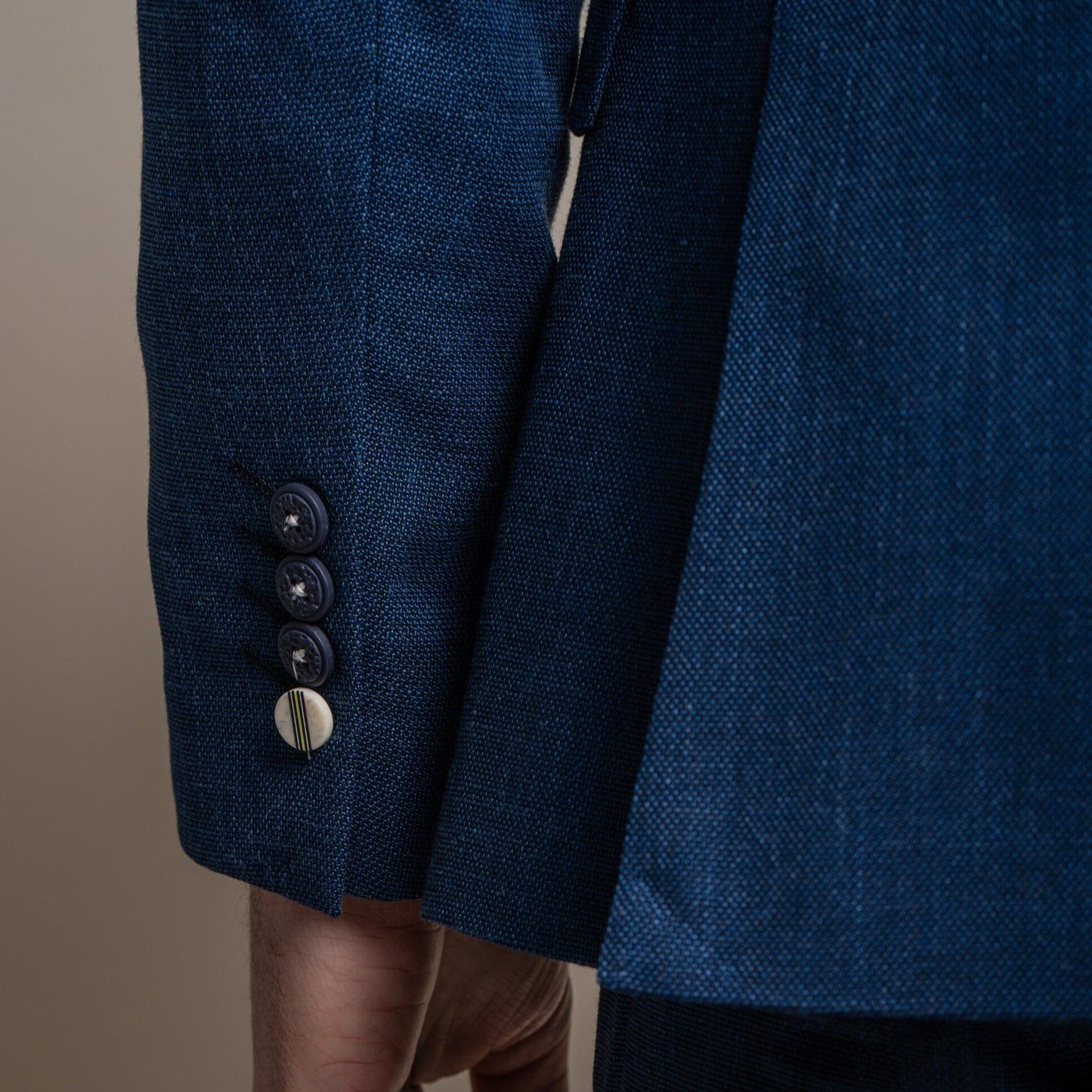 Blue Linen Blazer - STOCK CLEARANCE - Blazers & Jackets - - THREADPEPPER