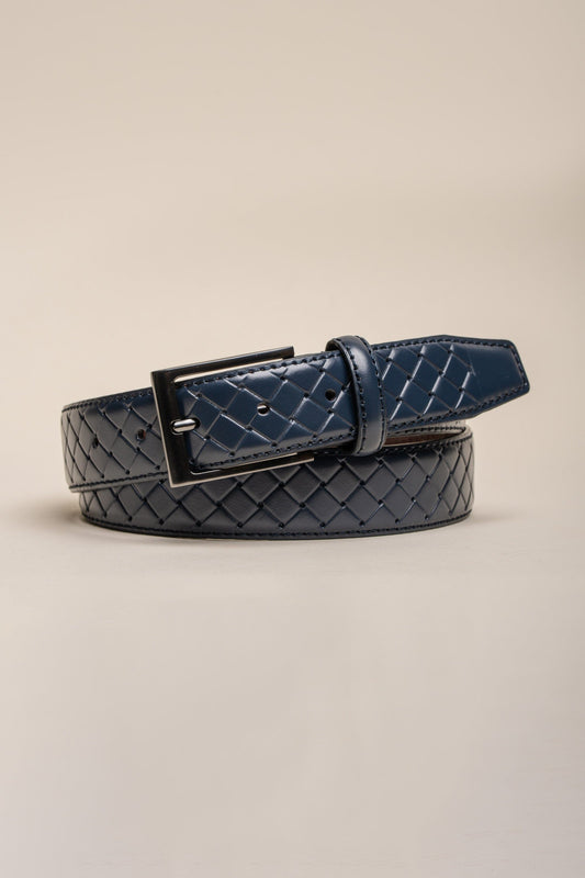BT06 Belt - Available in 2 colours - Belts - Navy 30" - 32" - THREADPEPPER