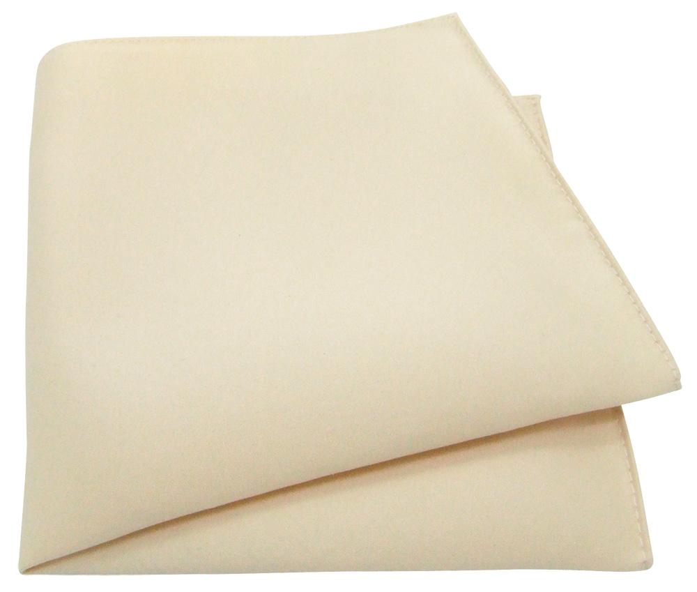 Champagne Ivory Pocket Square - Handkerchiefs - - THREADPEPPER