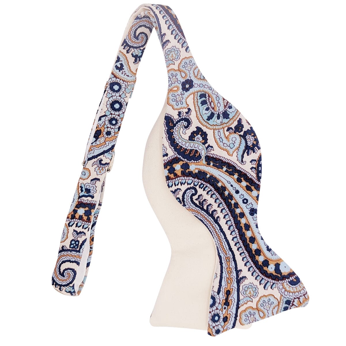 Coastal Paisley Self-Tie Bow Tie - Bow Ties - - THREADPEPPER