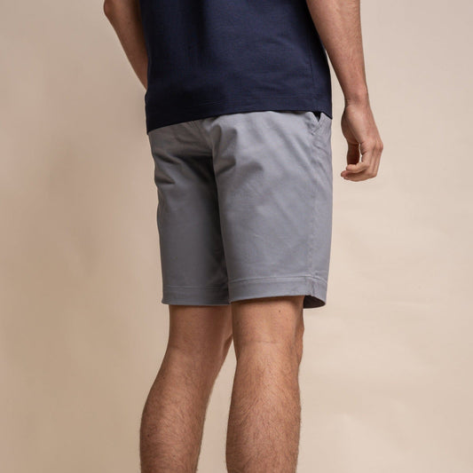 Dakota Arctic Blue Chino Shorts - Shorts - - THREADPEPPER