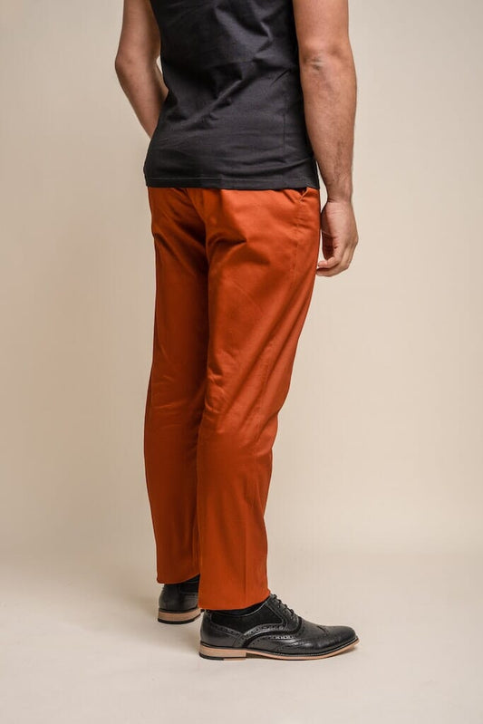 Dakota Rust Chinos - Chinos - - THREADPEPPER