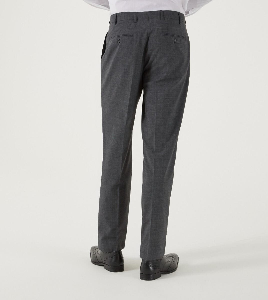 Darwin Grey Trousers - Trousers - - THREADPEPPER