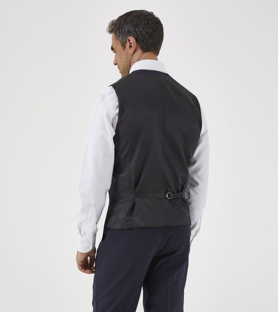 Darwin Navy Waistcoat - Waistcoats - - THREADPEPPER