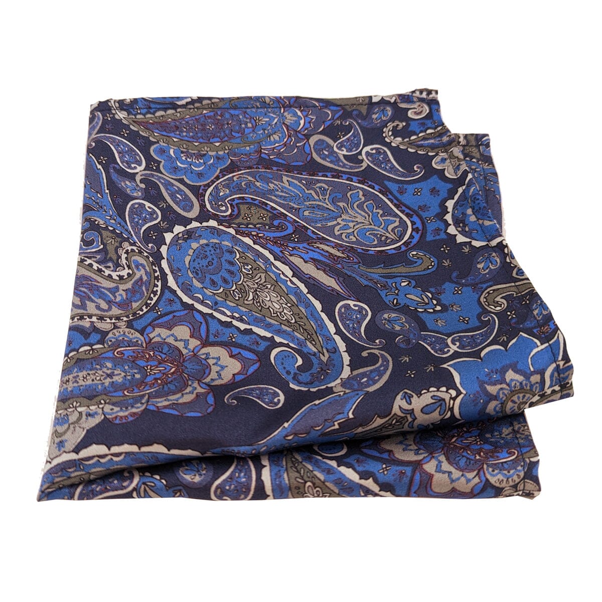Elgar Paisley Silk Handkerchief - Handkerchiefs - - THREADPEPPER