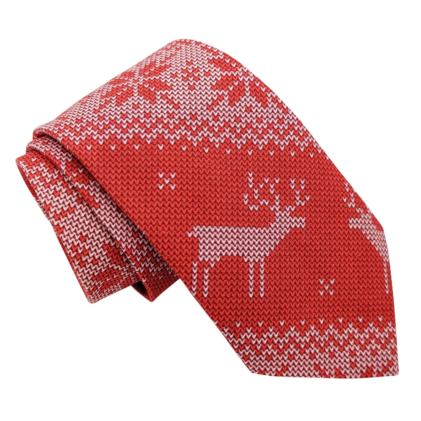 Fabulously Fair Isle Christmas Tie - Ties - - THREADPEPPER