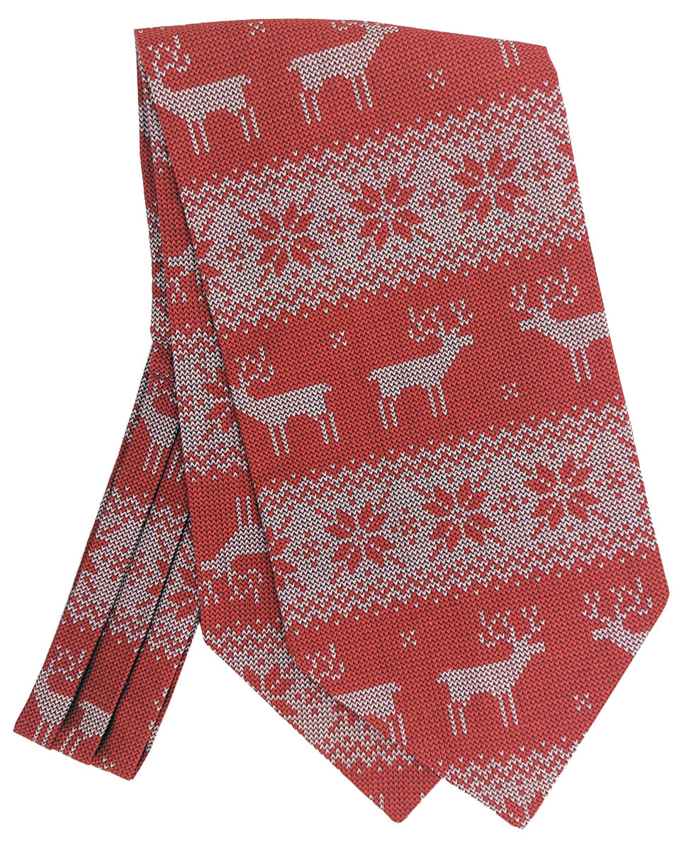 Fabulously Fair Isle Cotton Cravat - Cravats - - THREADPEPPER