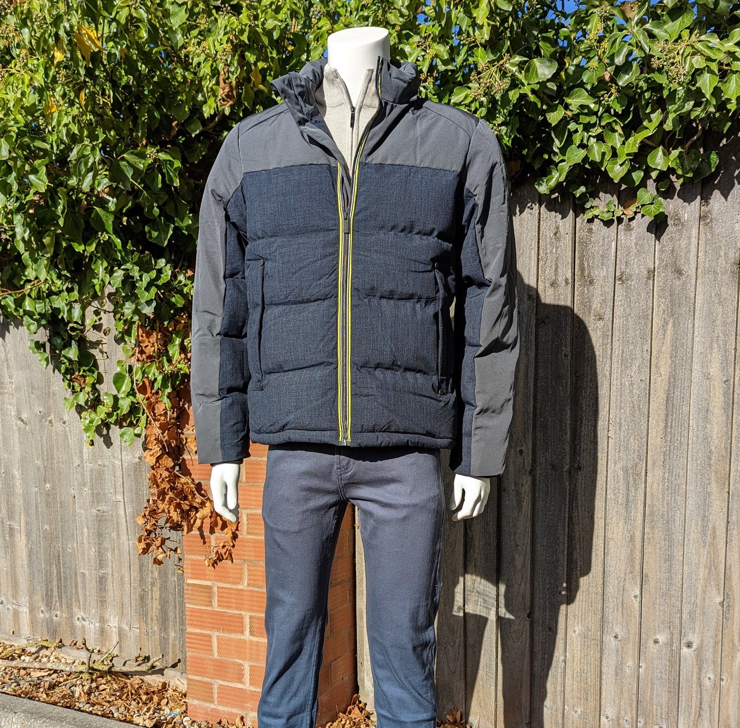 Farros Navy Jacket - Coats - - THREADPEPPER
