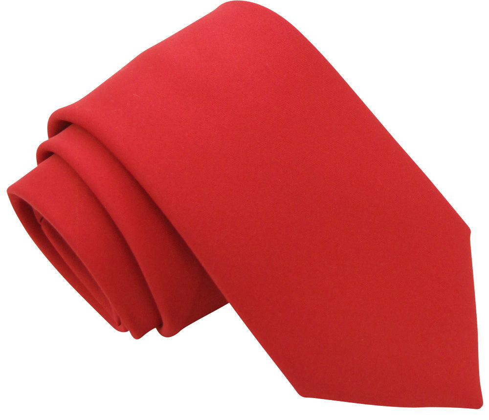 Flame Red Tie - Ties - - THREADPEPPER