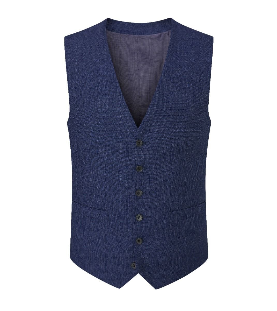 Harcourt Navy Waistcoat - Waistcoats - - THREADPEPPER