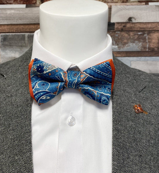 Jacobean Paisley Bow Tie - Bow Ties - - THREADPEPPER