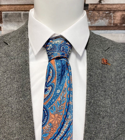 Jacobean Paisley Tie - Ties - - THREADPEPPER