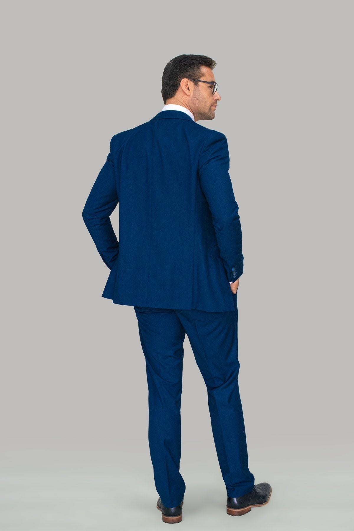 Jefferson Navy Jacket - Blazers & Jackets - - THREADPEPPER