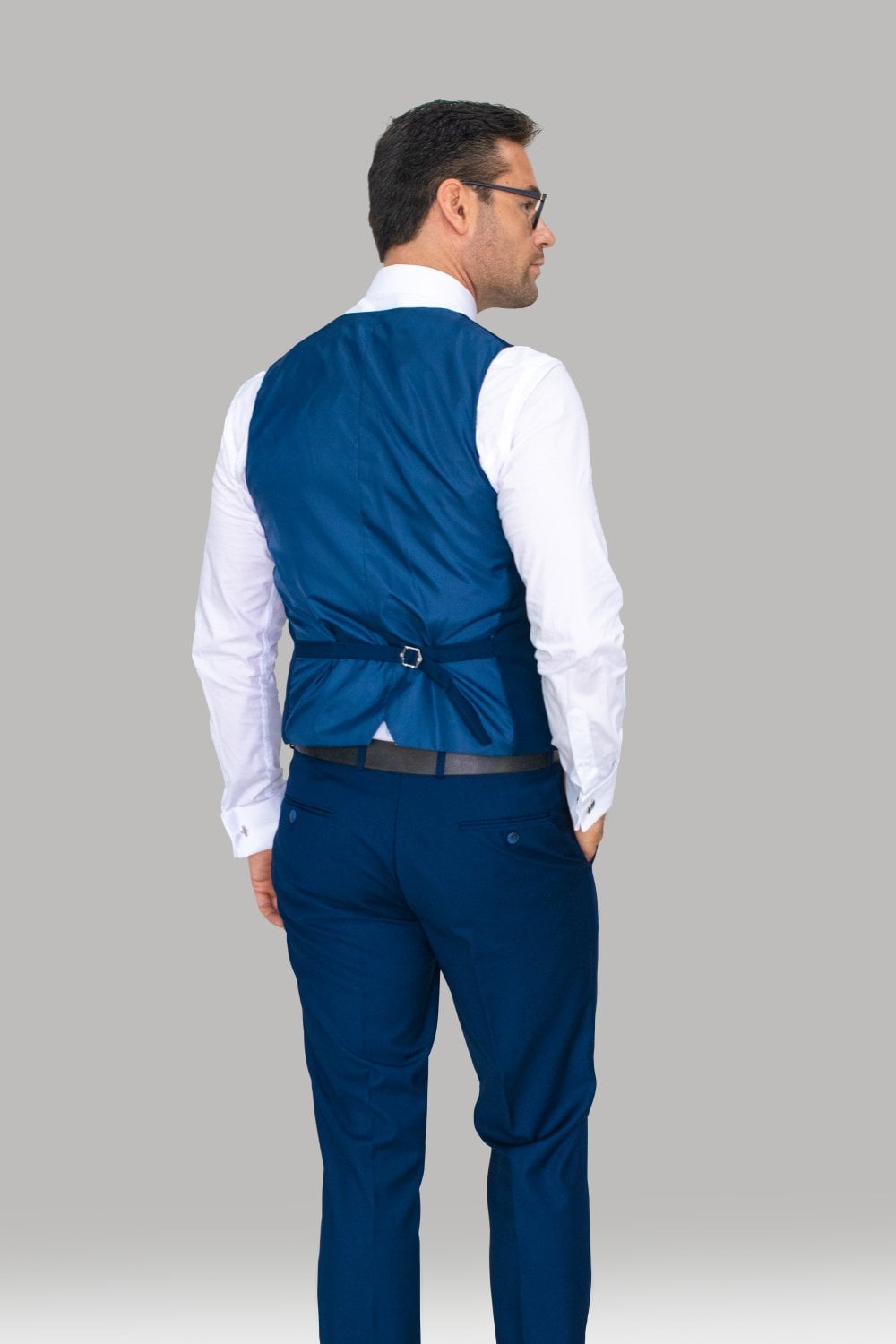 Jefferson Navy Waistcoat - Waistcoats - - THREADPEPPER