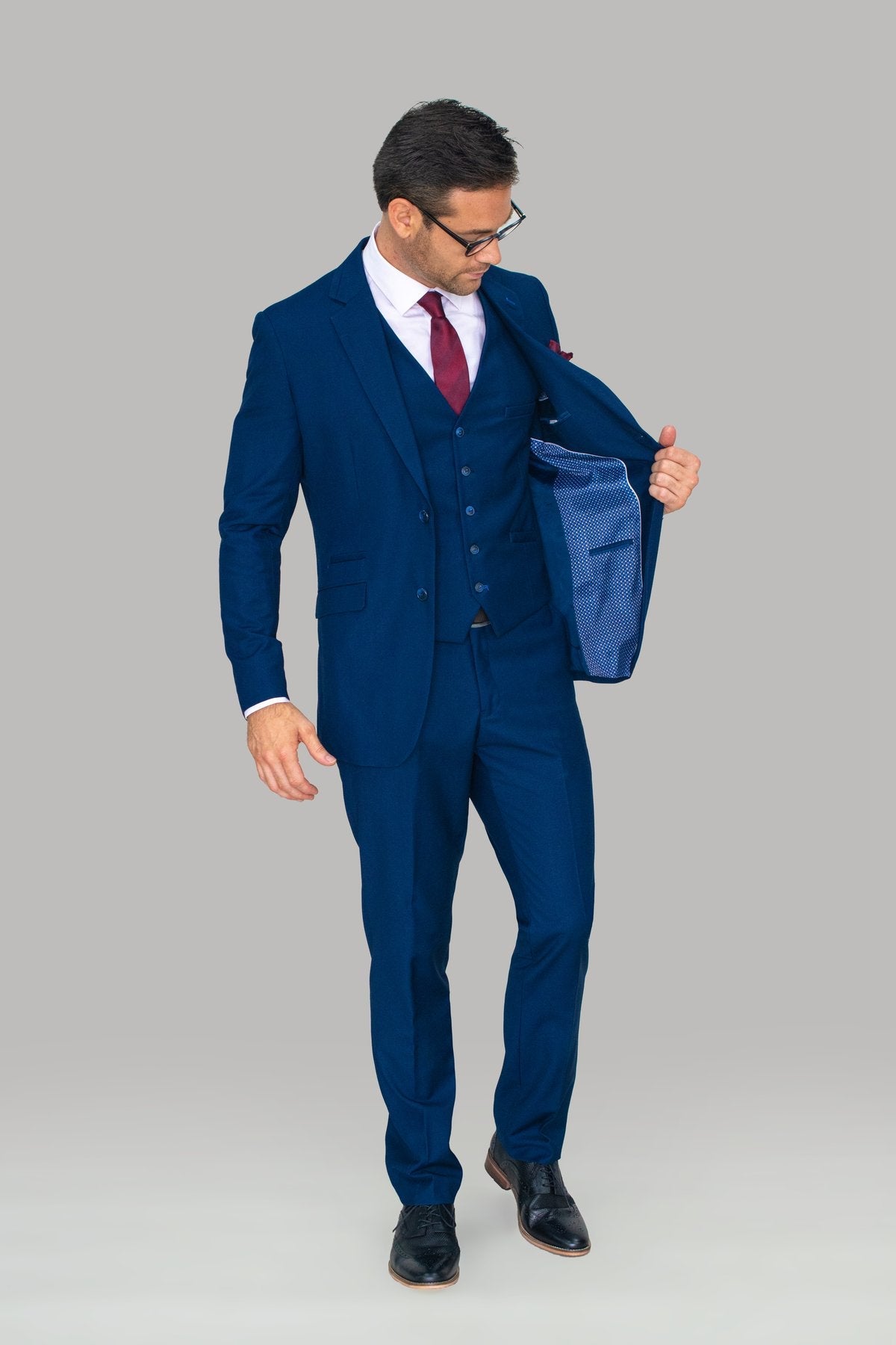 Jefferson Navy Waistcoat - Waistcoats - - THREADPEPPER