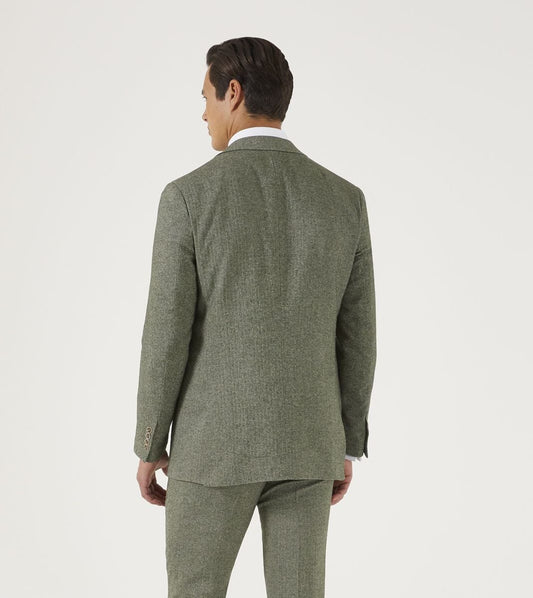 Jude Sage Herringbone Jacket - DUE 26/8/23 - Blazers & Jackets - - THREADPEPPER