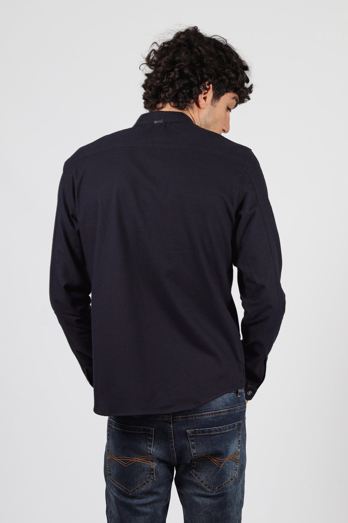 Kempman Navy Over Shirt - Shirts - - THREADPEPPER