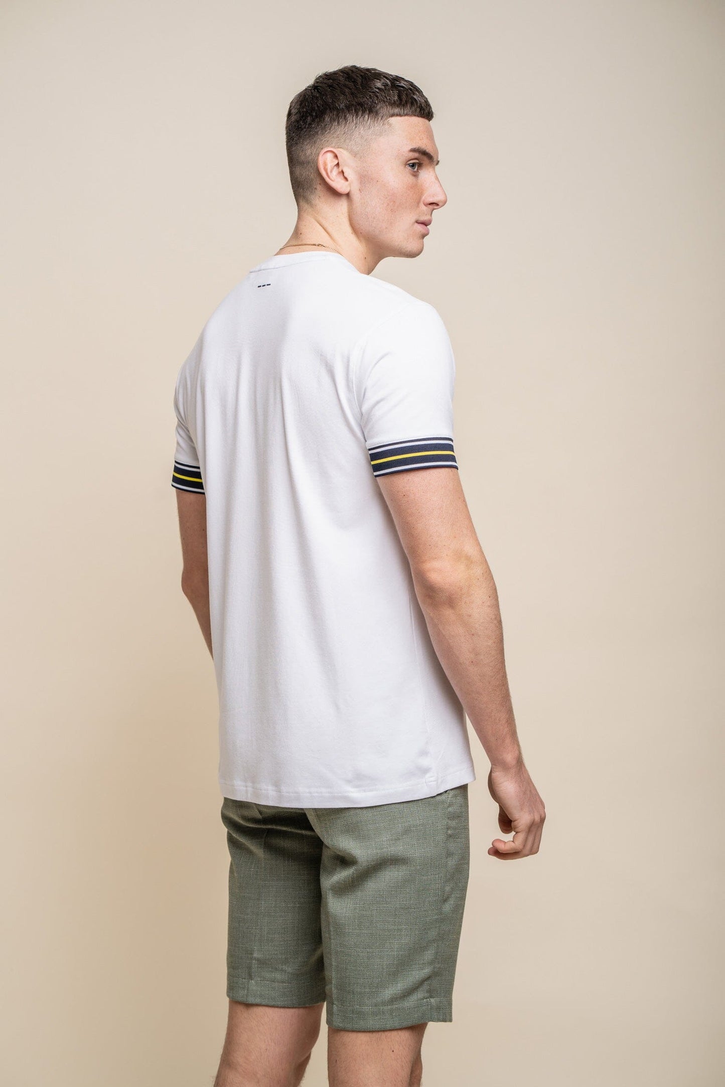 Malaga White T-Shirt - T-Shirts - - THREADPEPPER