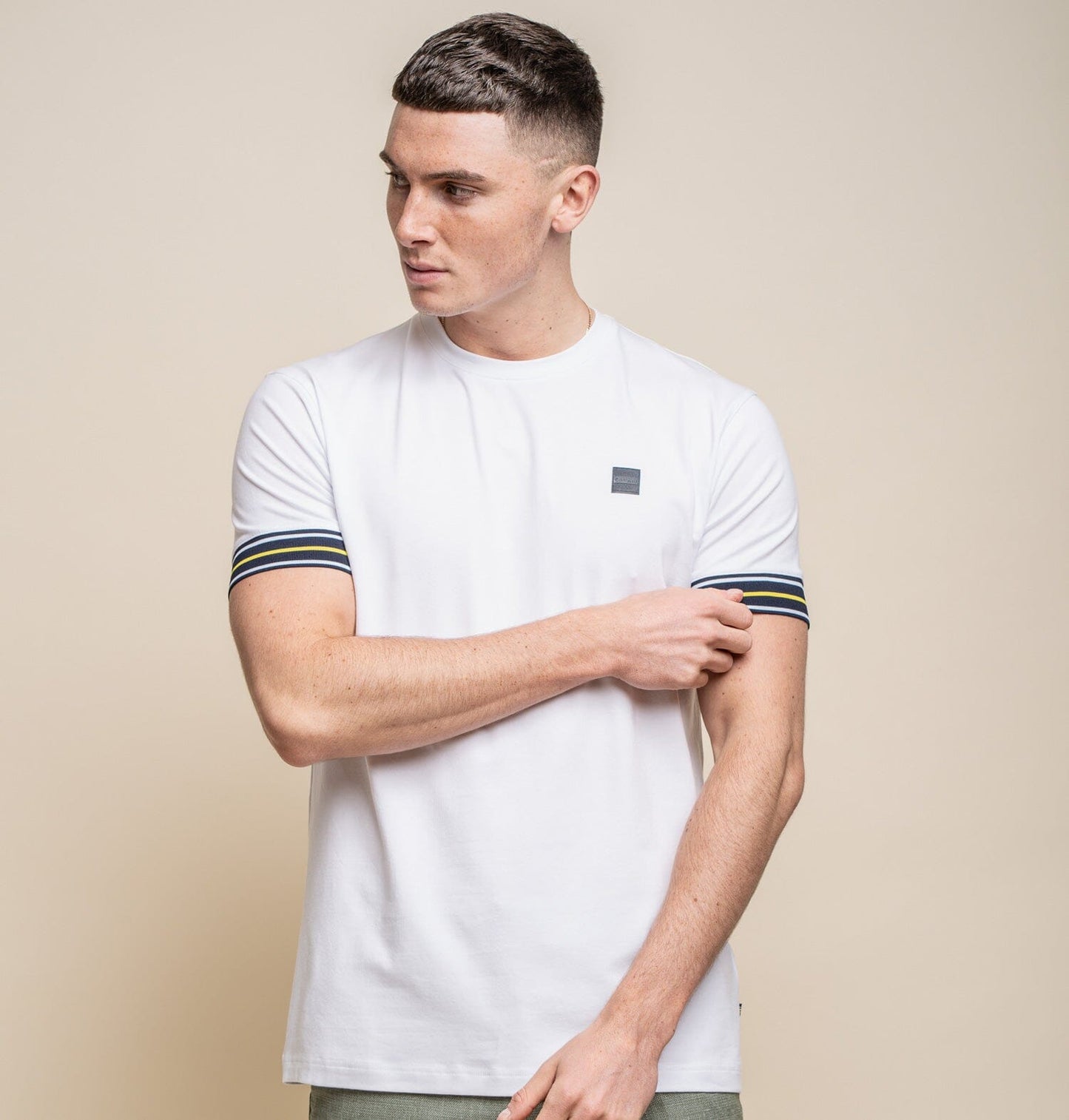 Malaga White T-Shirt - T-Shirts - S - THREADPEPPER