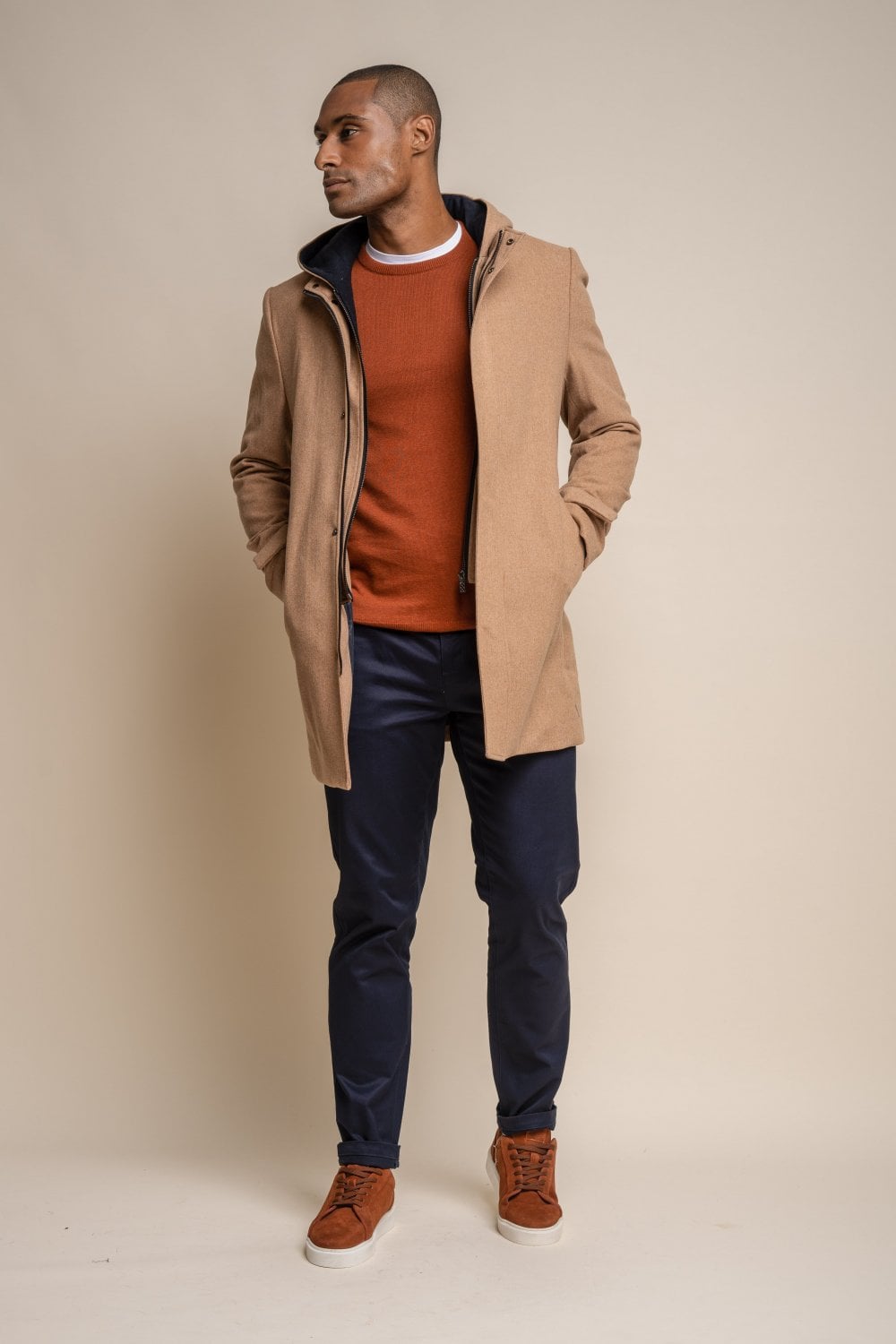 Michigan Camel Overcoat - Coats - - THREADPEPPER