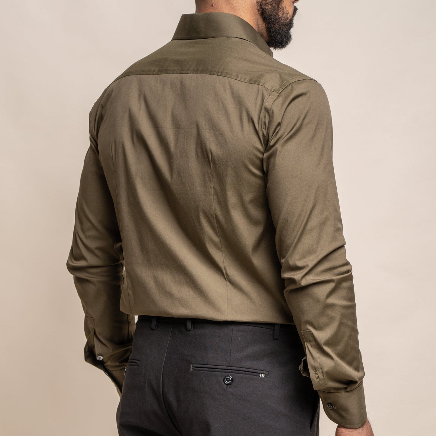 Monaco Olive Shirt - Shirts - - THREADPEPPER