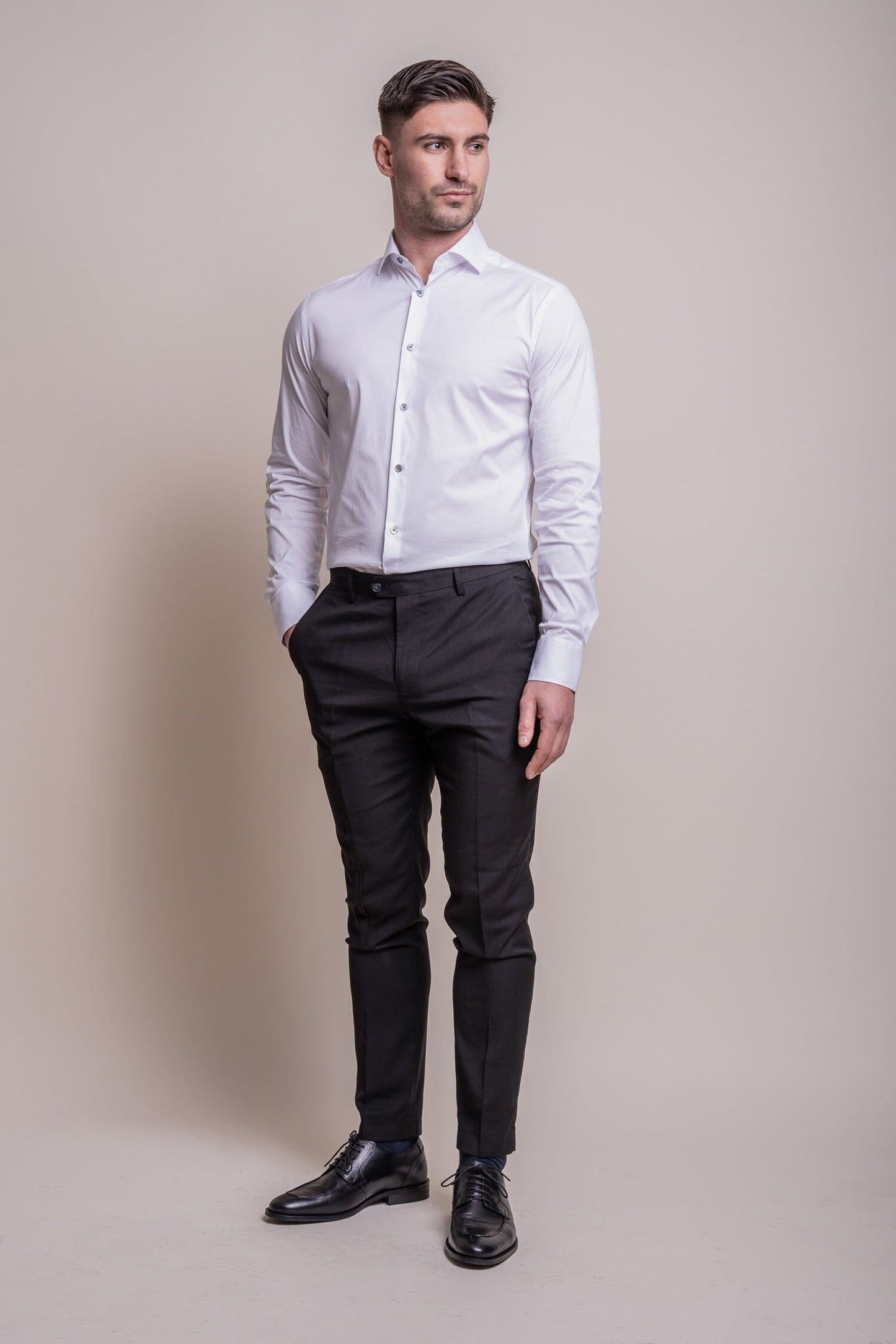 Monaco White Shirt - Shirts - - THREADPEPPER