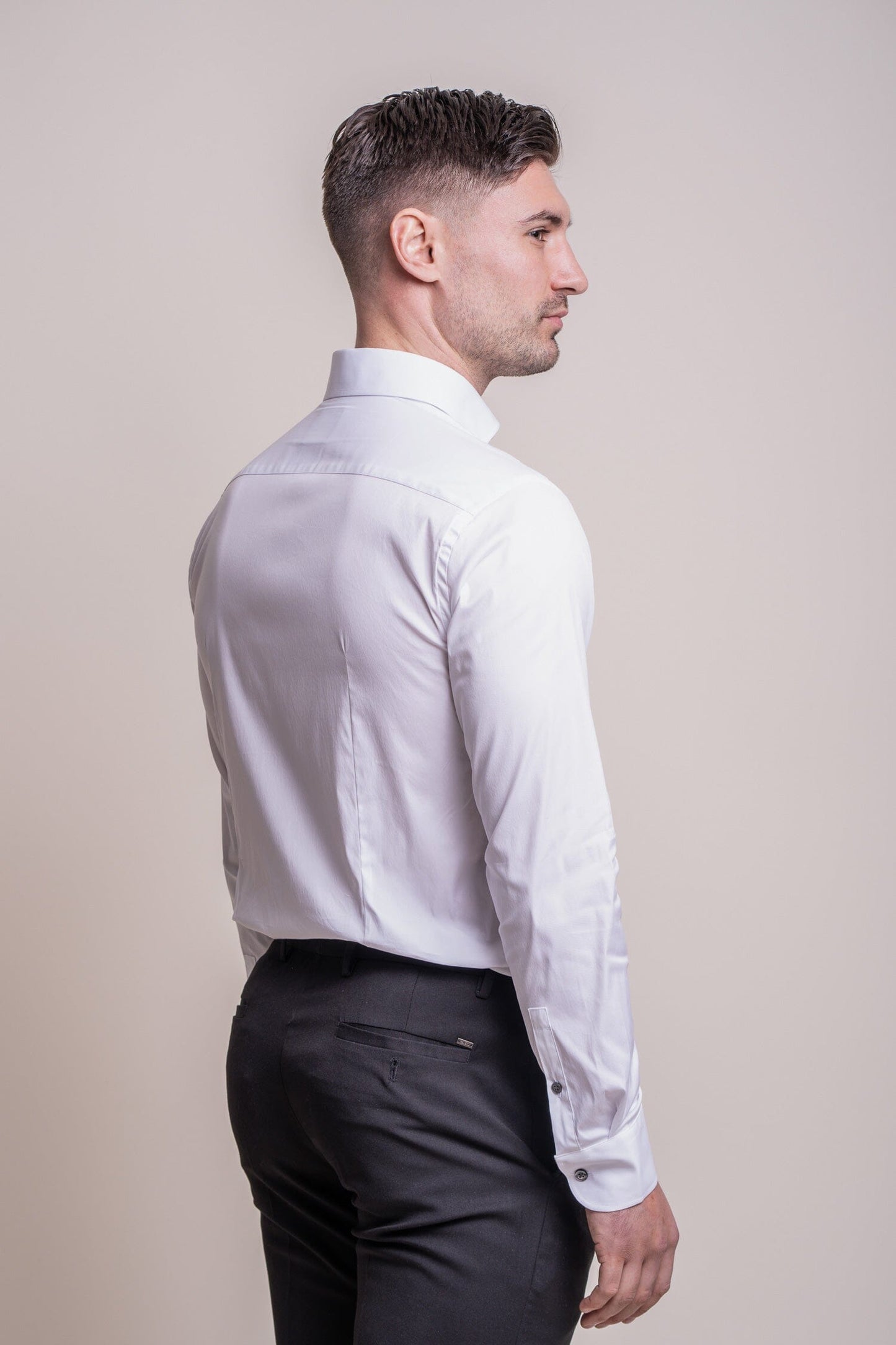 Monaco White Shirt - Shirts - - THREADPEPPER