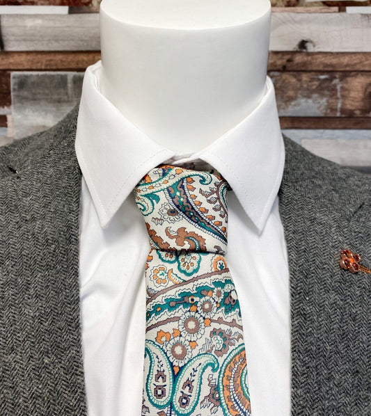 Moorland Paisley Tie - Ties - - THREADPEPPER