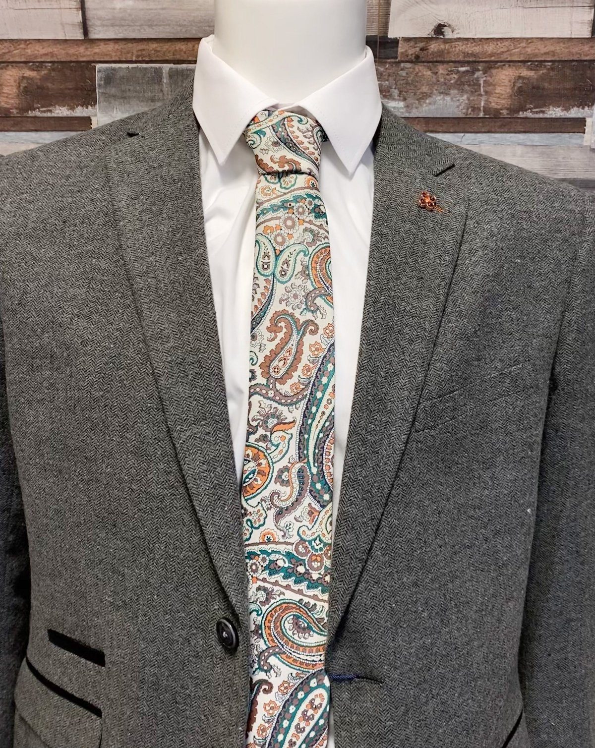 Moorland Paisley Tie - Ties - - THREADPEPPER